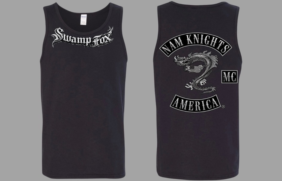 #017 Classic Swamp Fox Blackout Tank - U.S. Flag