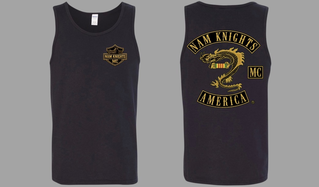 #023 NKMC Bar & Shield Tank - Vietnam Ribbon