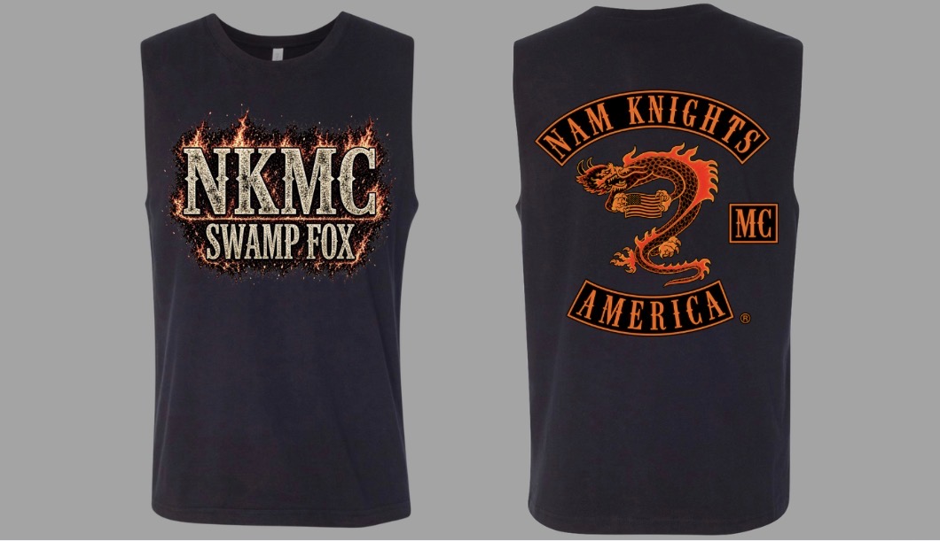 #029 Firestorm Swamp Fox Muscle Tee - U.S. Flag