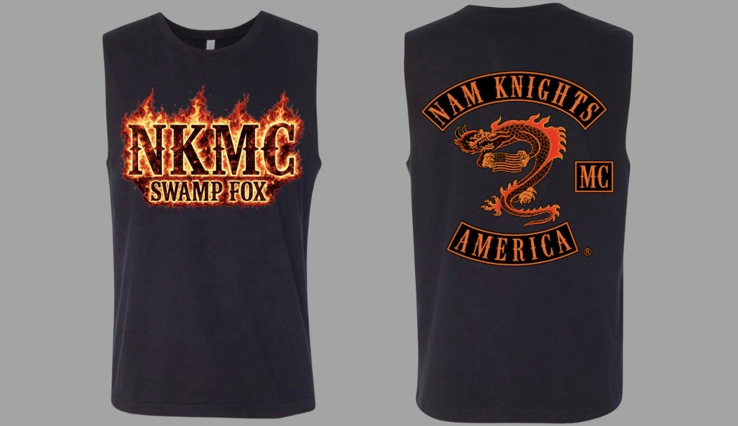 #030 Inferno Swamp Fox Muscle Tee - U.S. Flag