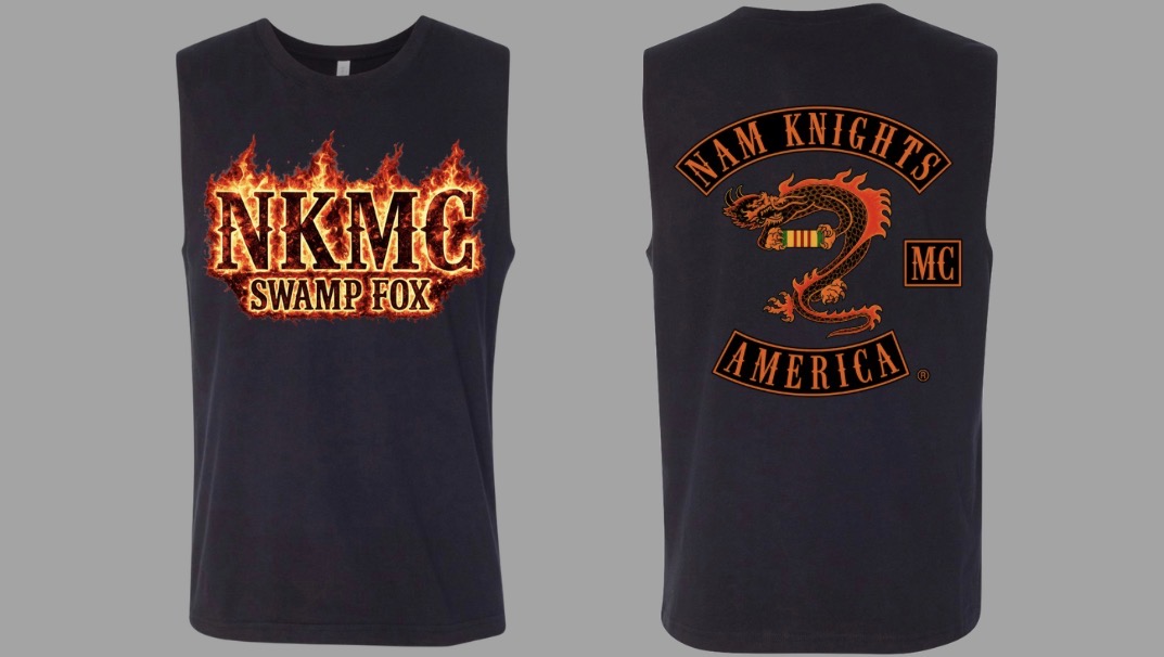 #030 Inferno Swamp Fox Muscle Tee - Vietnam Ribbon