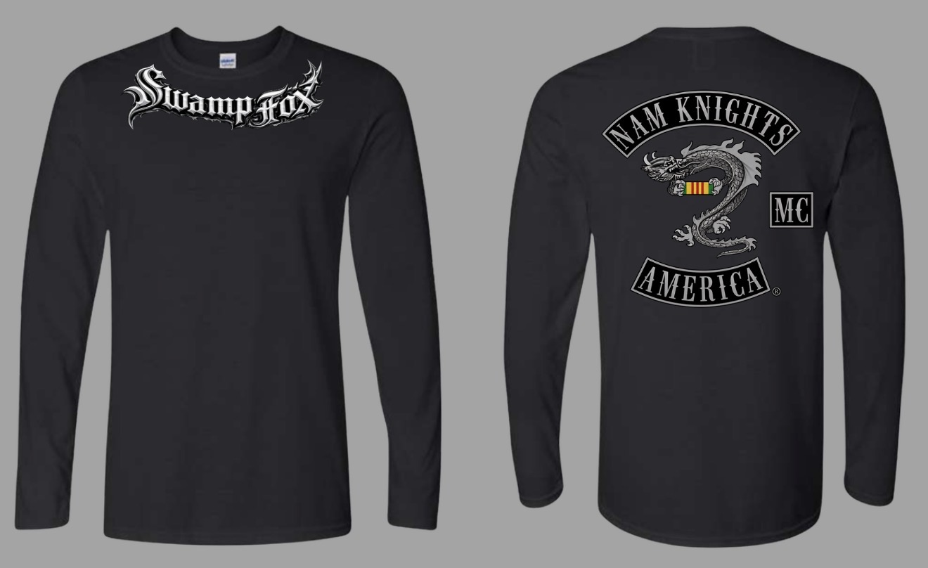 #033 Classic Blackout Swamp Fox Long Sleeve - Vietnam Ribbon
