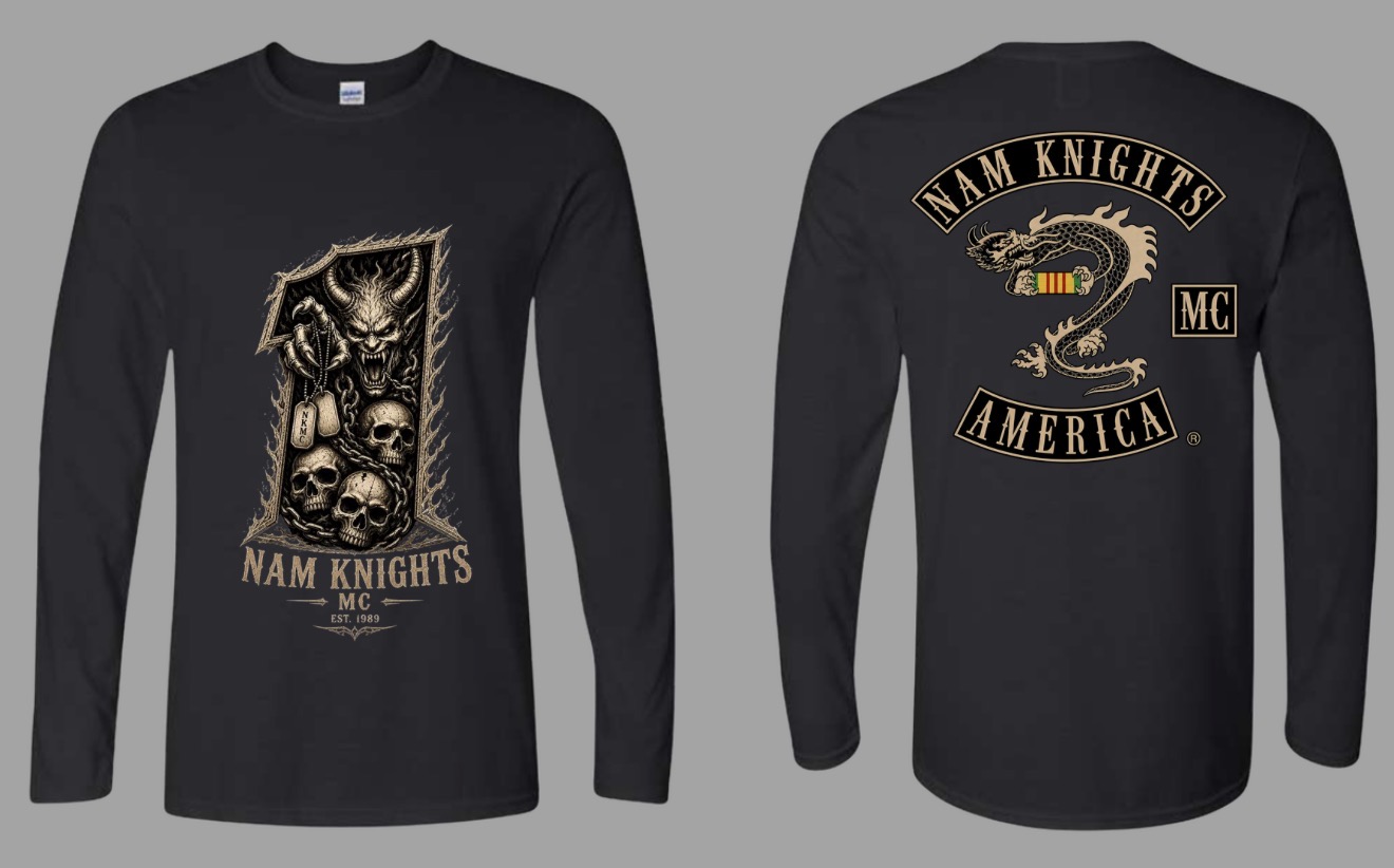 #036 Demon Rider #1 Long Sleeve - Vietnam Ribbon