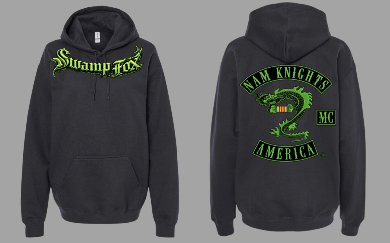 #042 Toxic Green Swamp Fox Hoodie - Vietnam Ribbon