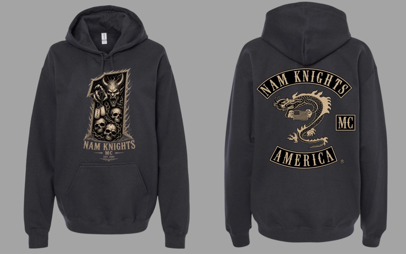 #044 Demon Rider #1 Hoodie - U.S. Flag
